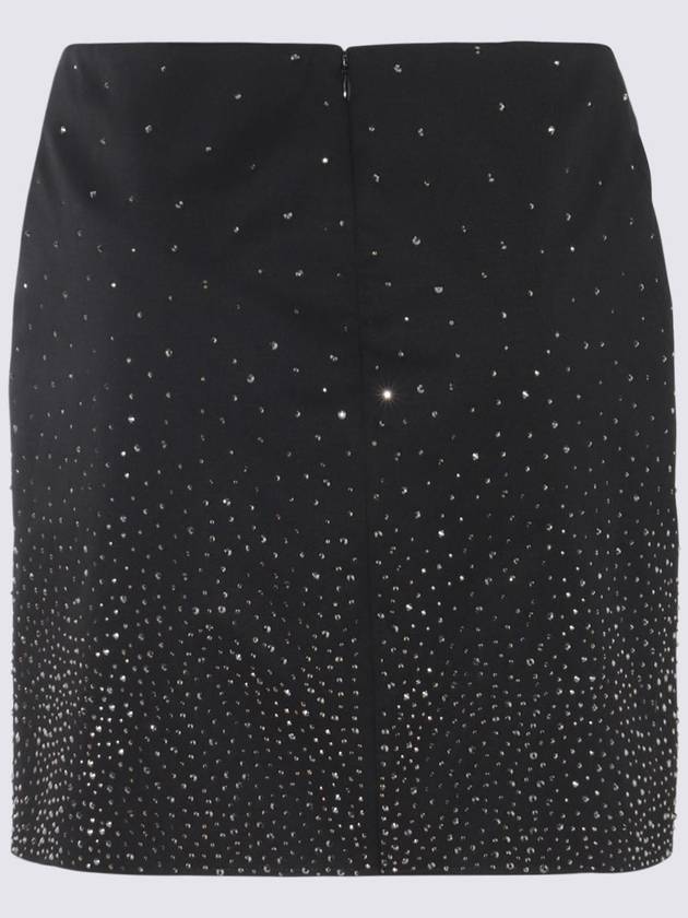 Midi Skirt OWCU009S24FAB0031000 Black - OFF WHITE - BALAAN 6