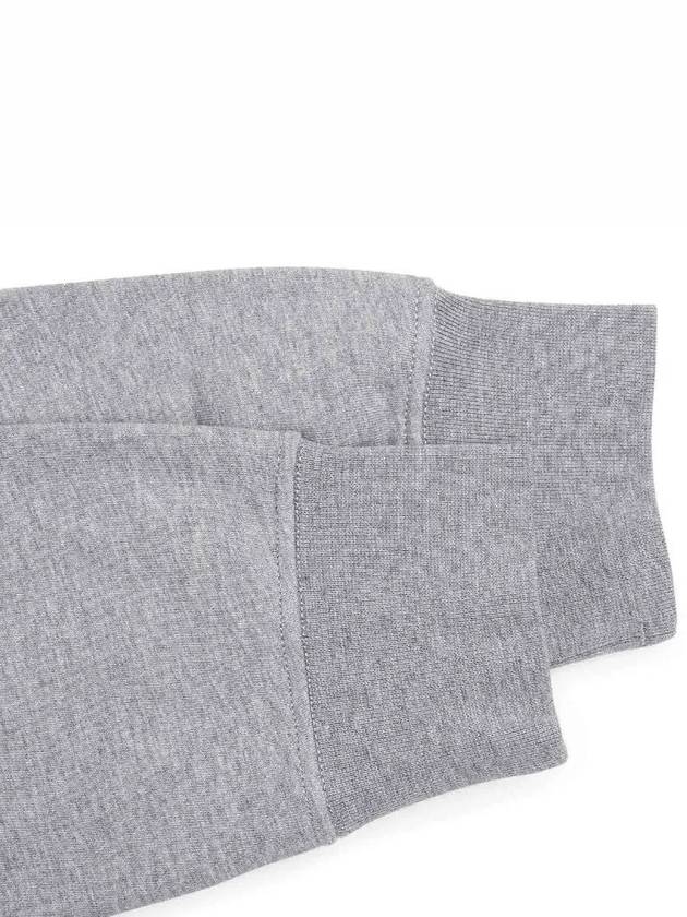 Wappen Patch Garment Dyed Sweatshirt Grey - STONE ISLAND - BALAAN 4