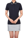 Golf wear women s collar short sleeve t shirt GWJT10726 6881 - J.LINDEBERG - BALAAN 4