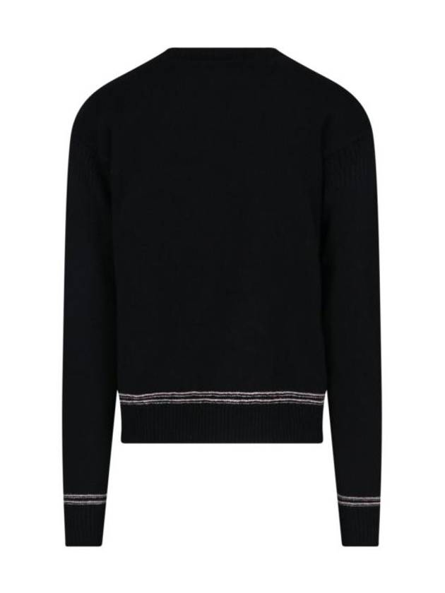 Fisherman Logo Knit Top Black - MARNI - BALAAN 3