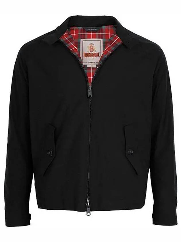 Men's G4 Classic Harrington Zip-Up Jacket Black - BARACUTA - BALAAN 2