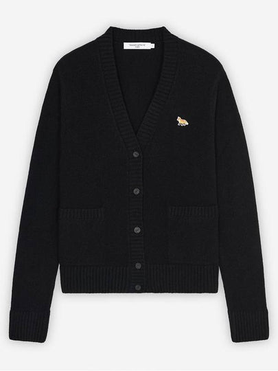 Baby Fox Patch Boxy Cardigan Black - MAISON KITSUNE - BALAAN 2