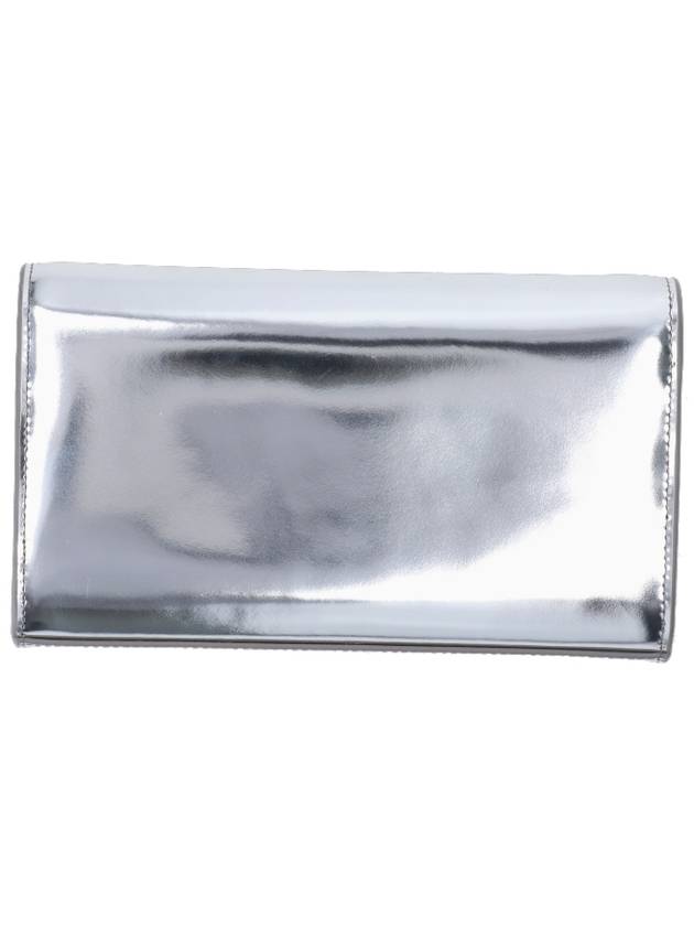 1DR Strap Leather Long Wallet Silver - DIESEL - BALAAN 4