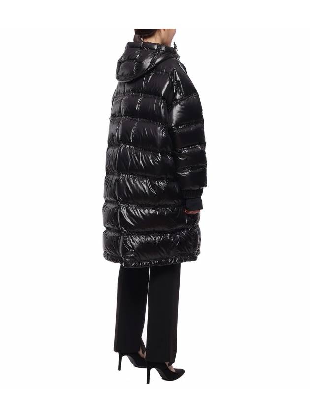 Rochelair Long Down Padded Jacket Black - MONCLER - BALAAN 7