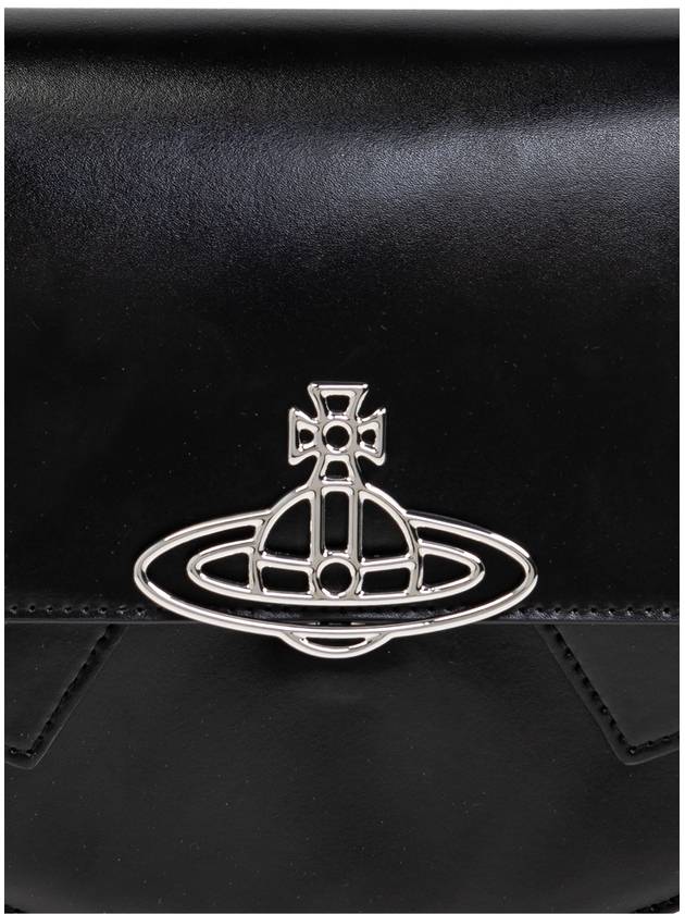 ORB Logo Shoulder Bag Black - VIVIENNE WESTWOOD - BALAAN 7