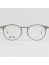 Hugo Boss Glasses Frame BOSS1252 R81 Round Titanium Light Glasses - HUGO BOSS - BALAAN 3