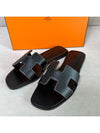 Oran Women Sandals Slippers Black - HERMES - BALAAN 3