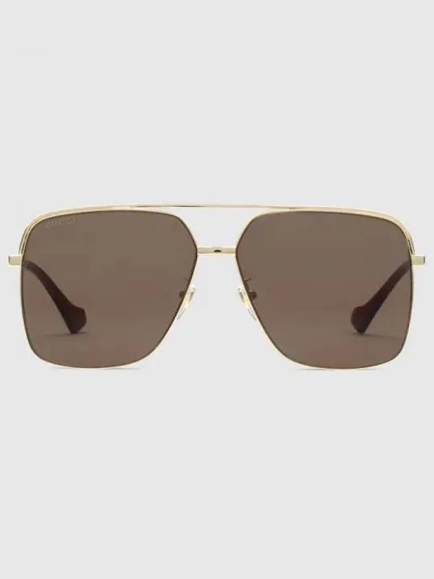 low nose bridge fit sunglasses gold tone metal 691357I33308023 - GUCCI - BALAAN 2