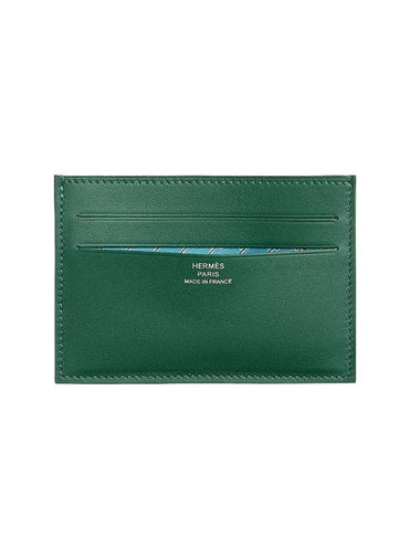 Citizen Twill Card Wallet Vertigo Green - HERMES - BALAAN 1