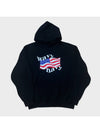 Unisex Wavy Navy Hoodie Black BAL10019 - RESPECT - BALAAN 1