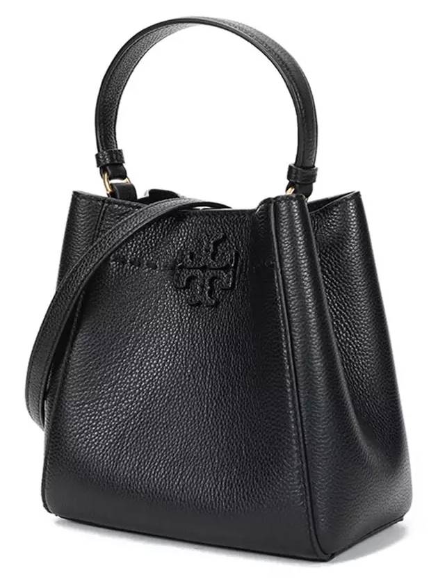 McGraw Small Tote Bag Black - TORY BURCH - BALAAN 2