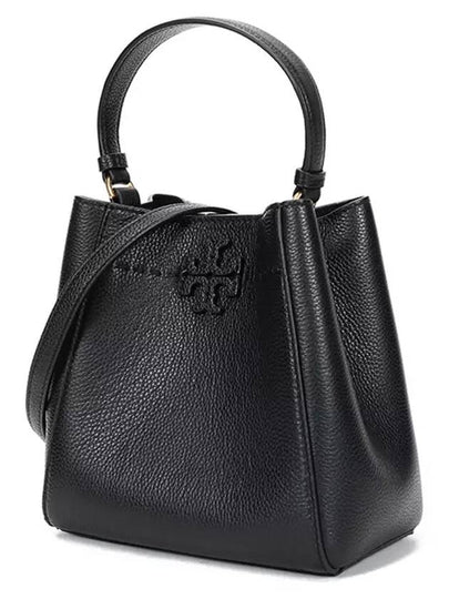 McGraw Small Tote Bag Black - TORY BURCH - BALAAN 2