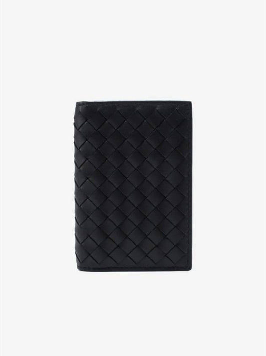 Intrecciato Card Wallet Black - BOTTEGA VENETA - BALAAN 2