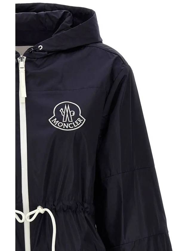 Women's Veirade Hooded Parka Navy - MONCLER - BALAAN 5