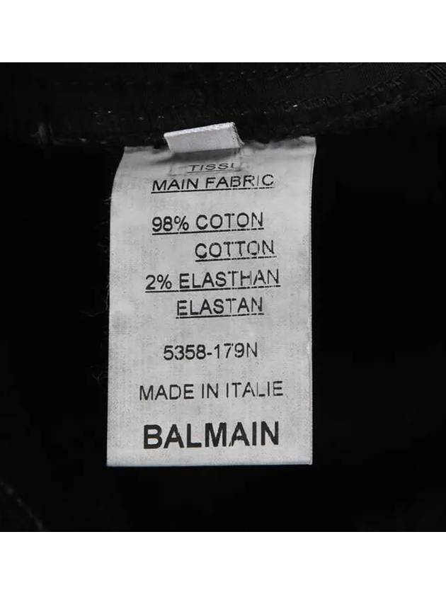 14FW Skinny Biker Jeans 5358 179N C0100 - BALMAIN - BALAAN 9