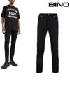 Men's Skater Straight Jeans Black - DSQUARED2 - BALAAN.