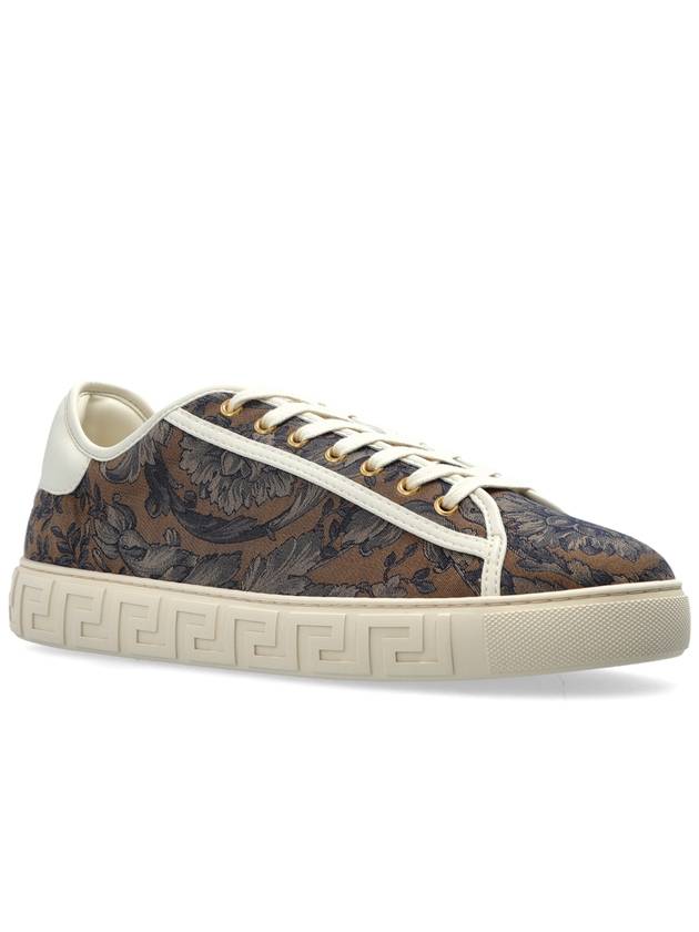 Versace Patterned Shoes, Men's, Brown - VERSACE - BALAAN 4