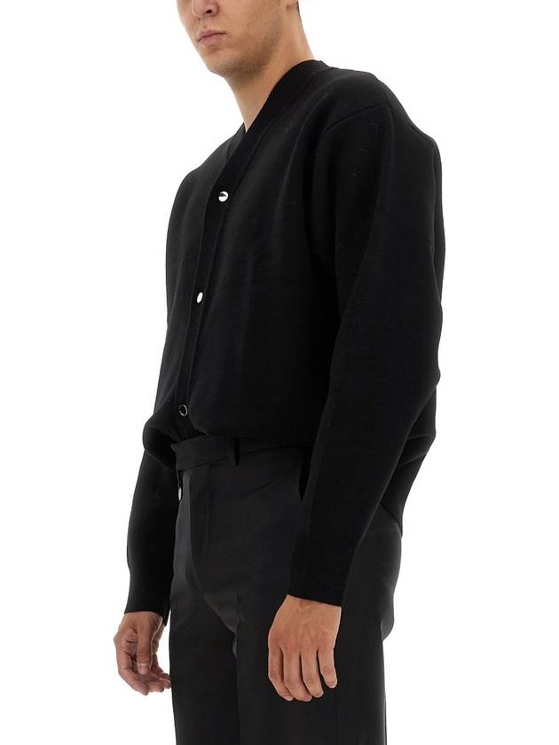 Men s Ribbed Knit Cardigan Black - JACQUEMUS - BALAAN 5