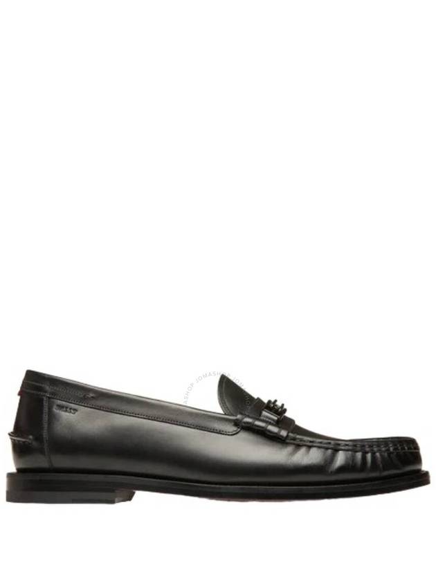 Bally Collodi Black Leather Horsebit Loafers Brand Size 10 - BALLY - BALAAN 1