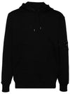 CP Company Signature Lens Detail Men s Brushed Hooded Sweatshirt 17CMSS024A 999 - CP COMPANY - BALAAN 2