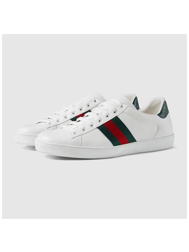 Ace Leather Sneakers White - GUCCI - BALAAN 2