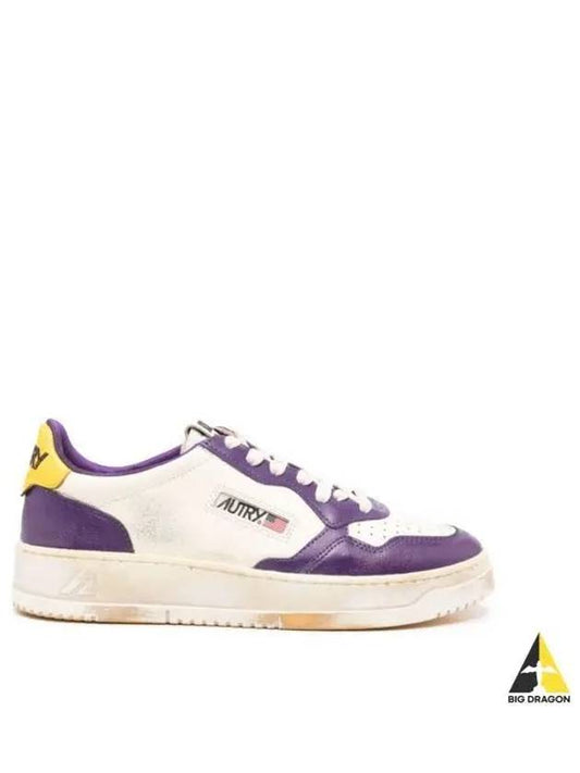 Super Vintage Low Top Sneakers Purple - AUTRY - BALAAN 2