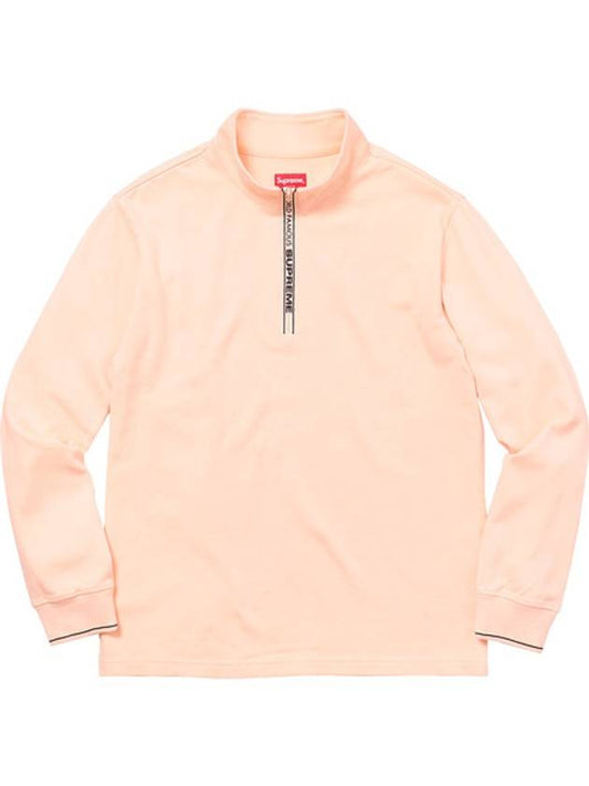 World Famous Half Zip Pullover Peach - SUPREME - BALAAN 1