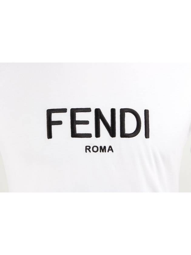 Rome Logo Short Sleeve T Shirt S - FENDI - BALAAN 2