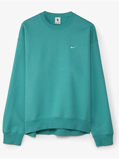 NRG Solo Swoosh Crew Neck Fleece Sweatshirt Washed Teal - NIKE - BALAAN 2