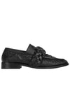 Knot Leather Loafers Black - BOTTEGA VENETA - BALAAN 1