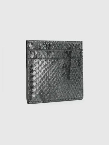 Python Card Case Gray 92673NEAAG61126 - GUCCI - BALAAN 1