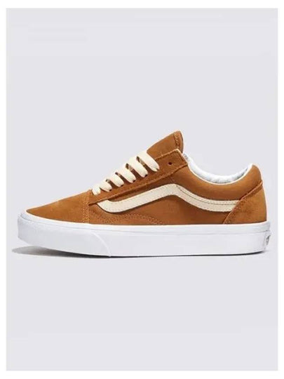 Old Skool Suede Low Top Sneakers Brown - VANS - BALAAN 2