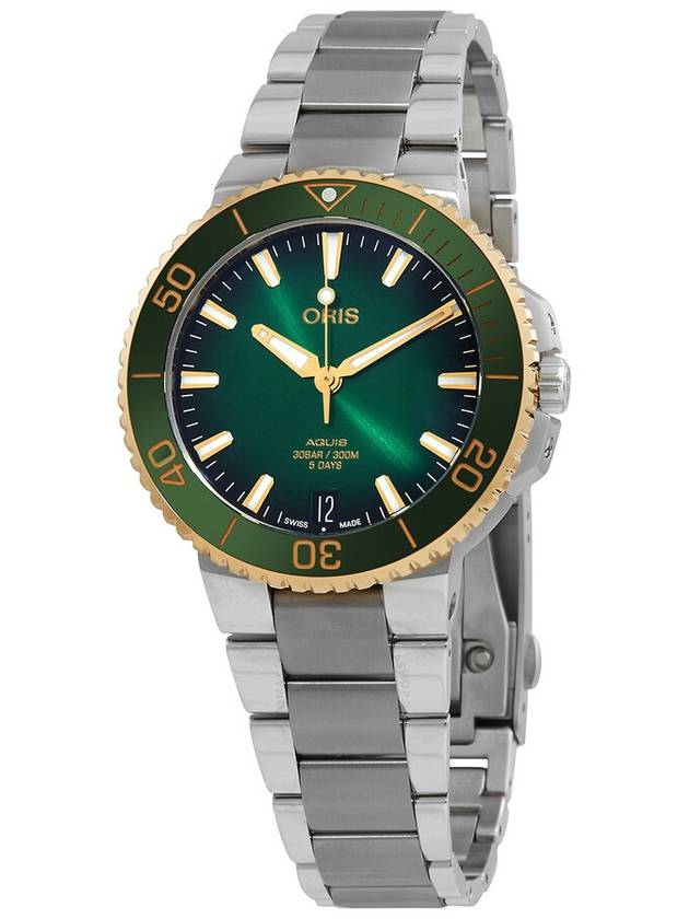 Oris Aquis Automatic Green Dial Men's Watch 01 400 7769 6357-07 8 22 09PEB - ORIS - BALAAN 1