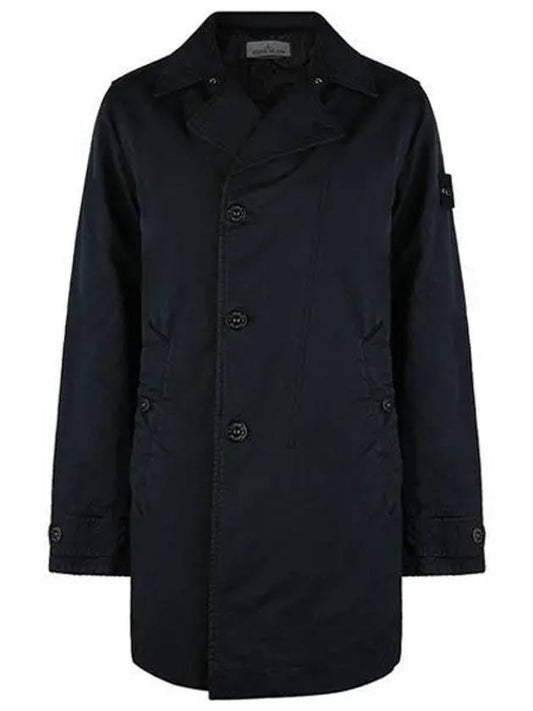 Wappen Patch Single Breasted Jacket Navy - STONE ISLAND - BALAAN 2