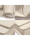 22 D866 Ivory Hammered Calfskin Gold Plated Gancini Mini Top Handle 2WAY - SALVATORE FERRAGAMO - BALAAN 6