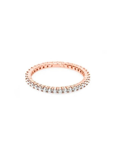 Vittore Round Cut Ring Rose Gold - SWAROVSKI - BALAAN 2