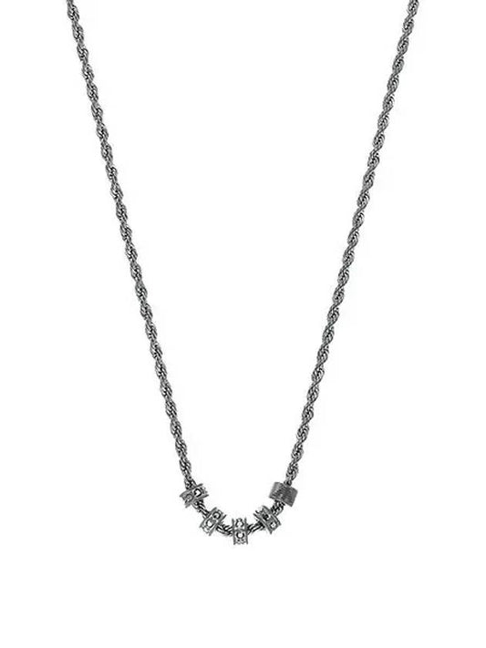 EGS3031060 Rondel Stainless Steel Men’s Necklace - EMPORIO ARMANI - BALAAN 1