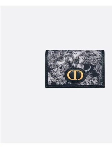 30 Montaine Glycine Half Wallet S2300UNJR - DIOR - BALAAN 1