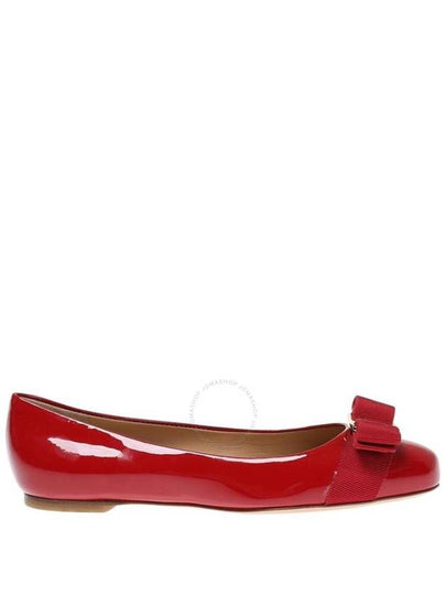 Women’s Varina Bellet Flats Red - SALVATORE FERRAGAMO - BALAAN 2