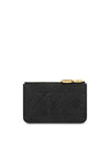 Romy Monogram Leather Card Wallet Black - LOUIS VUITTON - BALAAN 4