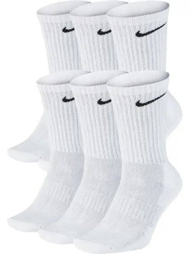 Everyday Cushioned Socks 3 Pack White - NIKE - BALAAN 1