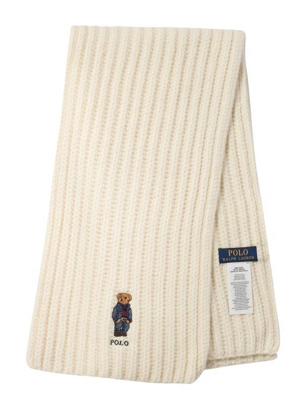 Teddy Bear Muffler Beige - POLO RALPH LAUREN - BALAAN 1