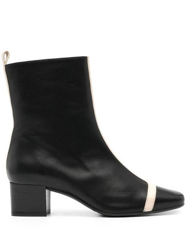 Carel Paris Black/Ivoire Nappa Leather Bo Shoes - CAREL - BALAAN 1