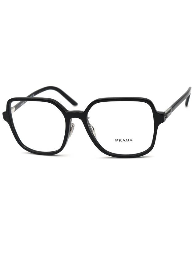 Eyewear Logo Square Eyeglasses Black - PRADA - BALAAN 2