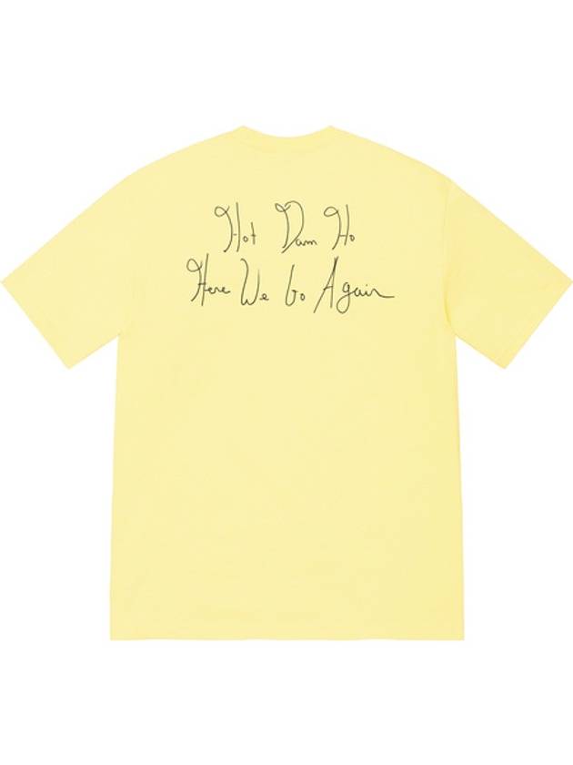 LIL KIM Tshirt Pale Yellow - SUPREME - BALAAN 2