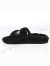 Wave logo furry slide 40 255 260 - BALENCIAGA - BALAAN 6