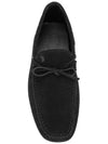 Men's Gommino Suede Driving Shoes Black - TOD'S - BALAAN 5