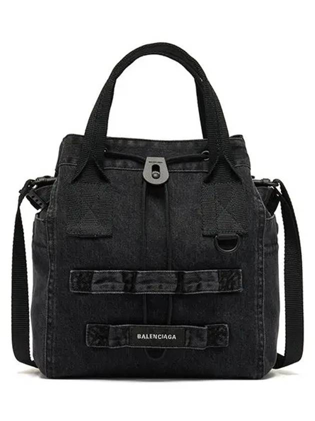 Army Small Tote Bag Black - BALENCIAGA - BALAAN 3