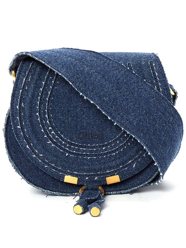 Marcie Saddle Small Shoulder Bag Blue - CHLOE - BALAAN 2