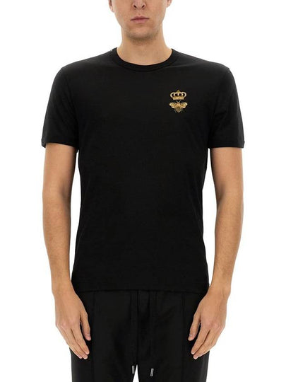 Embroidered T-Shirt G8PV1Z G7WUQN0000 B0011010164 - DOLCE&GABBANA - BALAAN 2